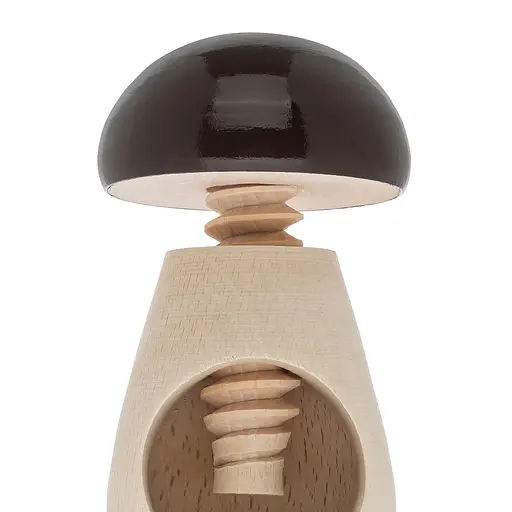 Винтовой деревянный орехокол «Гриб» с темно-коричневой шапкой, Woodly 85952 - фото 6