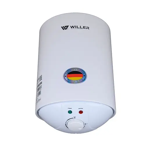 Водонагреватель Willer Palermo, 1500 Вт, мокрый ТЭН, 10 л, Slim, вертикальный, белый (AEV-10R) - фото 2
