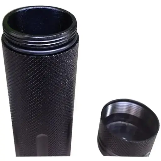 Тубус для зберігання речей Gymtop SPB-3 водонепроникний з аерокосмічного алюмінію чорний - фото 4