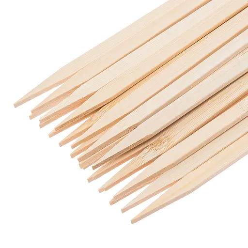Шпажки бамбукові палички для шашлику канапе 40 см (довжина 400 мм) 25шт/уп., Kitchen Master Бежевий 86310 - фото 7