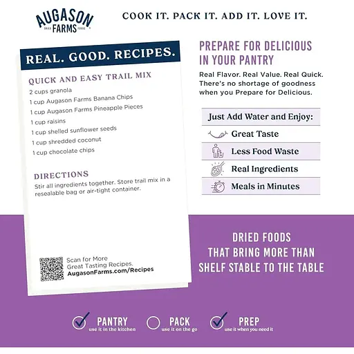 Сублимированные бананы Augason Farms с большим сроком годности 10 лет 22 порции - фото 3