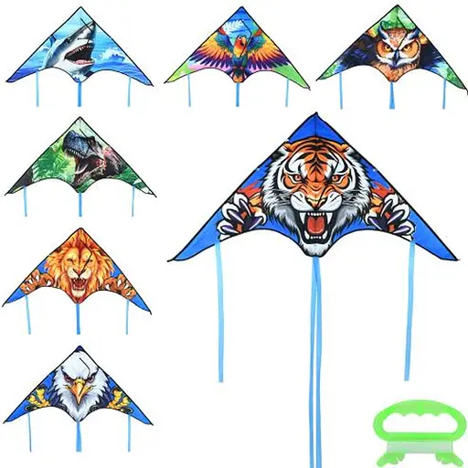 Воздушный змей, ширина 140 см, длина 68 см, хвост 160 см, MR1449 (В ассортименте) - фото 2