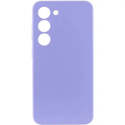 Чехол Lakshmi Silicone Cover Full Camera (AAA) для Samsung Galaxy S22 Сиреневый / Dasheen