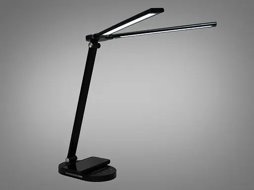 Компактна, розкладна, led настільна лампа з бездротовою зарядкою, 14Вт - фото 4