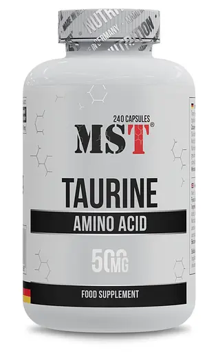 MST® Taurine Таурин 500 мг - 240 капсул