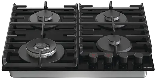 Варильна поверхня газова Gorenje GKTW642SYB (BG6BB-G2B) (6669622) - фото 3