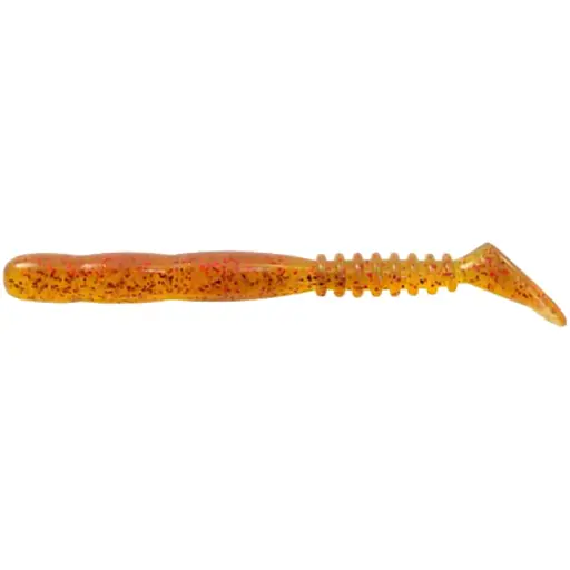Силикон Reins Rockvibe Shad 3" 566 Motor Oil Red Flake (15 шт/уп)