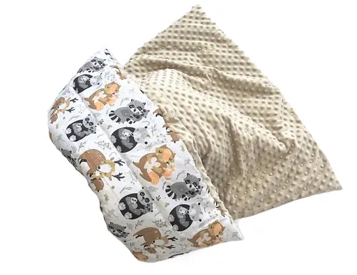 Плед з плюшем Moontime 100x80 см "Пандочки" - фото 1