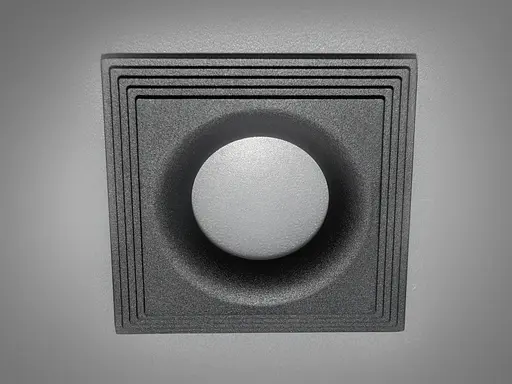 Лаконічний, стильний точковий світильник серія "Аluminium", чорний - фото 2