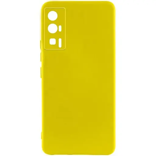 Чохол Lakshmi Silicone Cover Full Camera (A) для Xiaomi Poco F5 Pro Жовтий / Flash