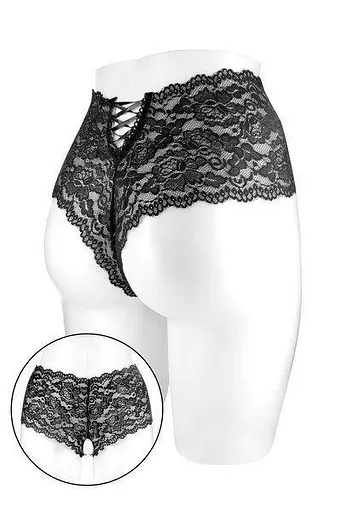 Трусики с доступом Fashion Secret JULIA Black S/M/L - фото 2