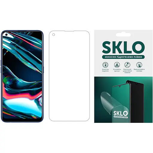 Захисна гідрогелева плівка SKLO екран для Realme X7 Pro Прозорий