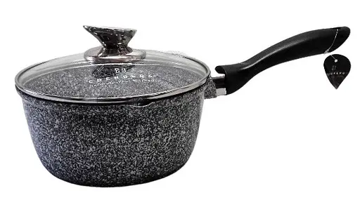 Сотейник ковш Edenberg EB-8046 із гранітним покриттям із кришкою 1.9 л - фото 2
