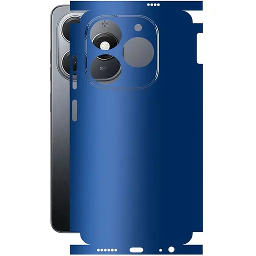 Захисна плівка StatusSKIN для Tecno Spark 20 Корпус Вініл Синій матовий - фото 1