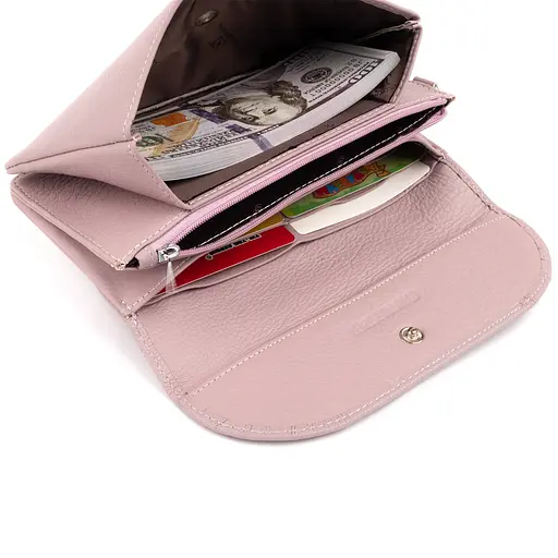 Жіночий шкіряний гаманець-клатч ST Leather 19х9.5х2.5 см acs0015825 - фото 5