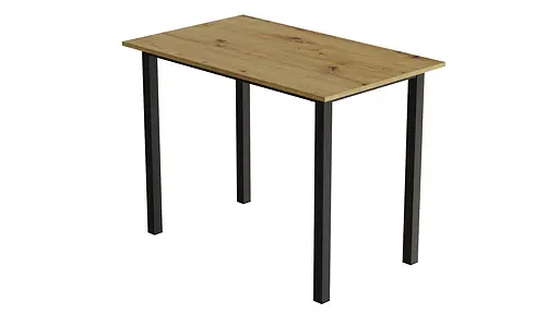 Стіл універсальний Knap Ferrum-decor 750x1200x700 Чорний метал ДСП Дуб Артізан 16 мм (FRD-106375) - фото 4