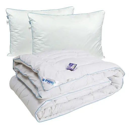 Набор одеяла и 2 подушки Элит белый (172.29ШЕУ_Белый)