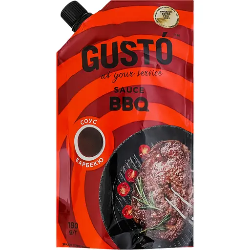 Соус Gusto BBQ, 180 г - фото 1