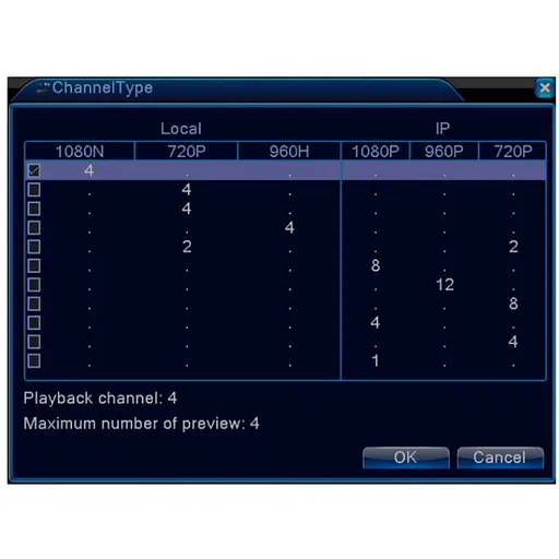 Відеореєстратор на 4 камери з записом на SD карту пам'яті до 256 Гб Enster D9000-4E, AHD TVI CVI до 2 Мп (100580) - фото 5