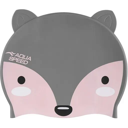 Шапочка для плавання Aqua Speed Zoo Fox Сірий (1000-115-26)