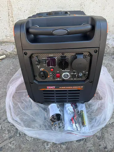 Инверторный двухтопливный генератор (газ/бензин) Zeko ZK9700S-INV-ЕW-NG (6.5/7.0 кВт) с электростартером и пультом.  - фото 3