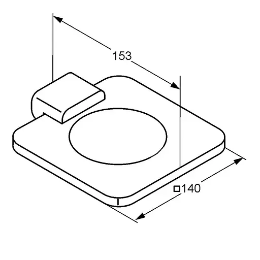 Мыльница Kludi E2 4998505 - фото 2