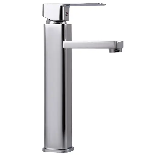 Смеситель для умывальника DOMINO MALTA DMS-201HL однорычажный хромированный для столешницы с металлическим рычагом - фото 2