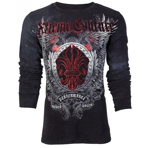 Футболка з довгим рукавом Xtreme Couture by Affliction Men's Thermal Shirt Royal Family 3XL