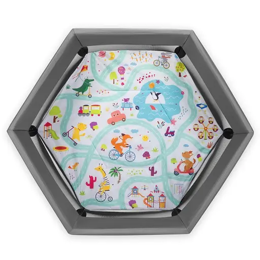 Манеж Lionelo Roel Plus Grey Multicolor (LO-ROEL PLUS GREY MULTICOLOR) - фото 2