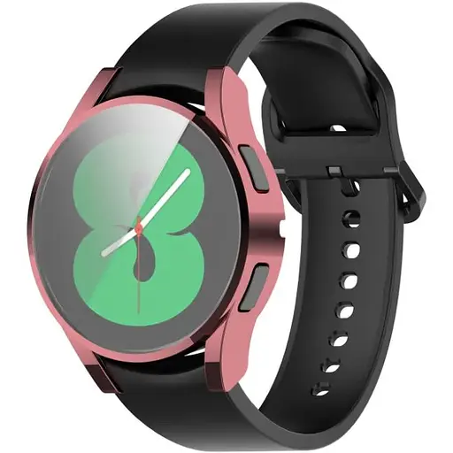 Чехол-накладка DK Silicone Face Case для Samsung Galaxy Watch4 (R870 / R875) 44mm (pink rose) - фото 2