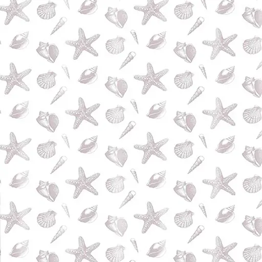 Шторка для ванної Werk WK-10011 Візерунки океану без кілець 180 x 180 см (126325) - фото 2