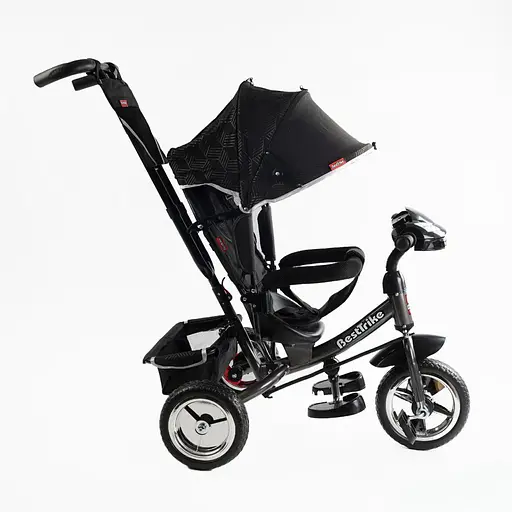 Трехколесный велосипед Best Trike 6588/62-403 с музыкальной панелью черный - фото 2