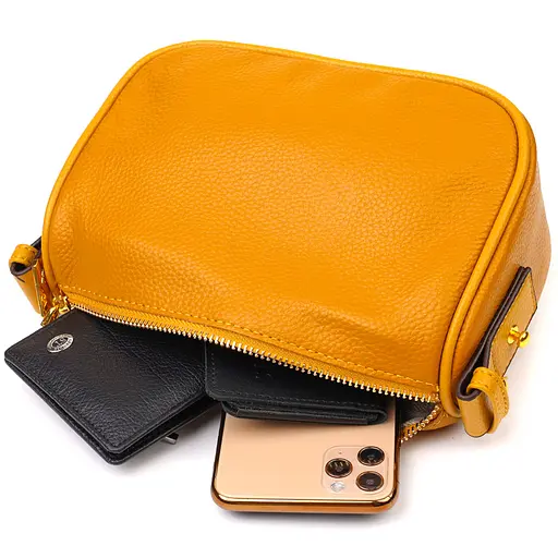 Сумка кожаная женская Vintage 20х14.5х8.5 см sum0022700 - фото 6