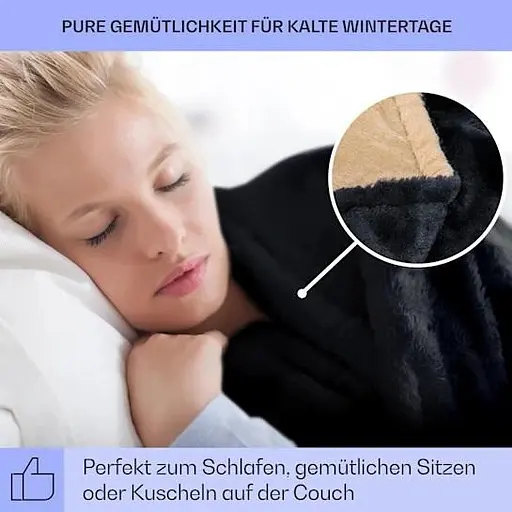 Электрическое одеяло Klarstein Dr. Watson SuperSoft (10033006) Синий - фото 4