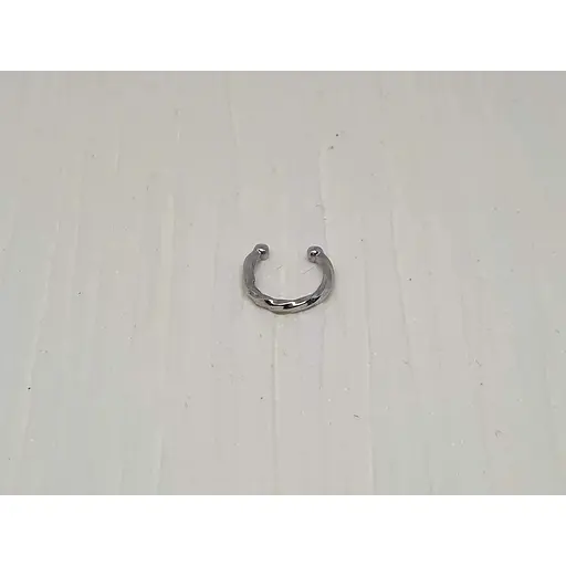 Серебряная серьга-кафф на хеликс.  9132473Р - фото 3