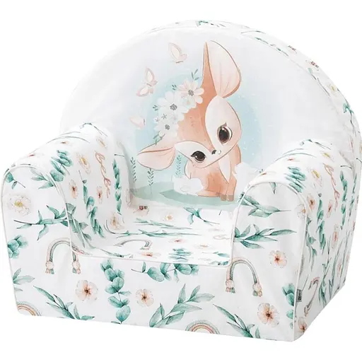 Кресло детское FreeOn Bubaba Green Magic, white - фото 1