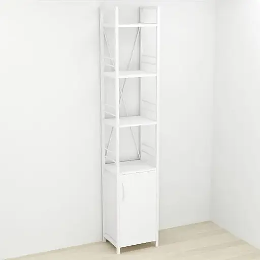 Етажерка 4/34 Ferrum-decor Серії Конект з тумбою 179x34x28 Білий ДСП (FRD-104470)