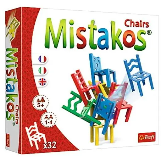 Настольная игра Trefl Стульчики для 4-х игроков (Міstakos) (укр.) (02321) - фото 1