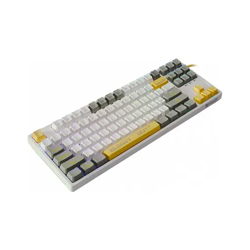 Клавіатура A4Tech Bloody S87 RGB BLMS TKL USB Energy White (4711421993708) - фото 4