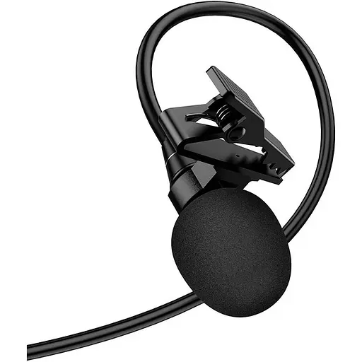 Петличний Микрофон Hoco L14 3.5mm 2m Black [136290] - фото 4