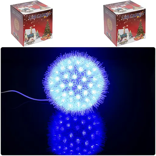 Гірлянда електрична Велика Куля, D-55, синя