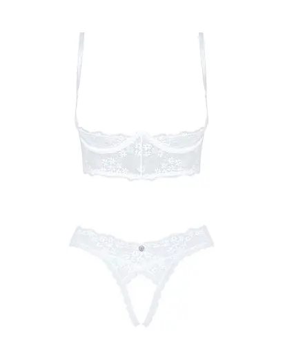 Obsessive Obsessive Heavenlly 2-pcs cupless Set XS/S - фото 3