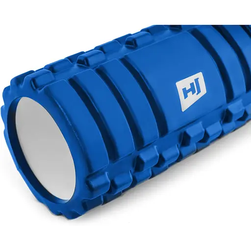Роллер массажер (валик, ролик) Hop-Sport EVA 45см синий - фото 3