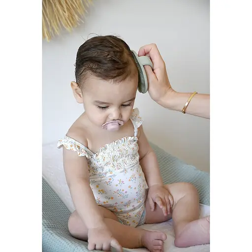 Губка для купания Beaba силиконовая зеленая (920412) - фото 7