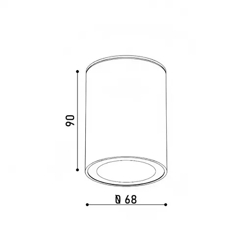 Світильник точковий KLOODI KD-REIN70 IP65 GD - фото 2