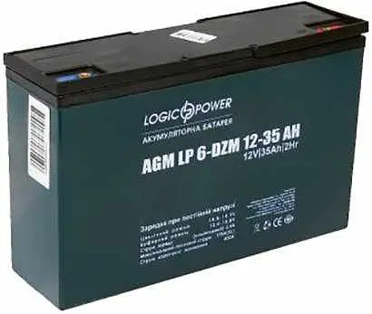 Аккумуляторная батарея для ИБП LogicPower AGM 12 V / 35 А*ч (LP9335) - фото 1