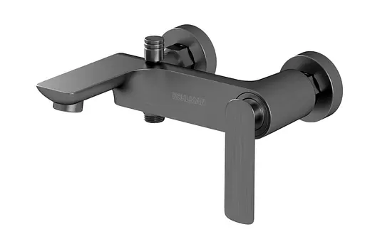 Змішувач для ванни Kohlman Experience graphite настінний KPL-QW110EG Графит - фото 3