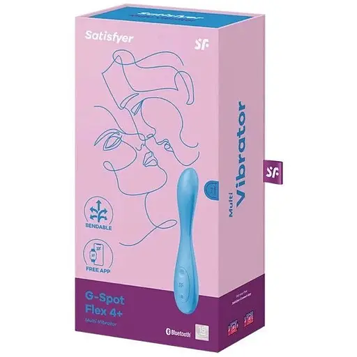 Универсальный гибкий смарт-вибратор Satisfyer G-Spot Flex 4+ с управлением через приложение - фото 4