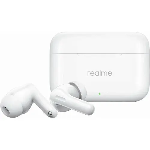 Наушники Realme Buds T200 Snowy White - фото 3