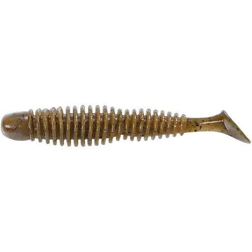 Силікон Reins Bubbling Shad 3" 002 Green Pumpkin (8 шт/уп)